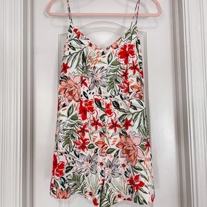Lush - tropical flower romper